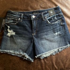 Silver Jeans co. Suki denim shorts NWT